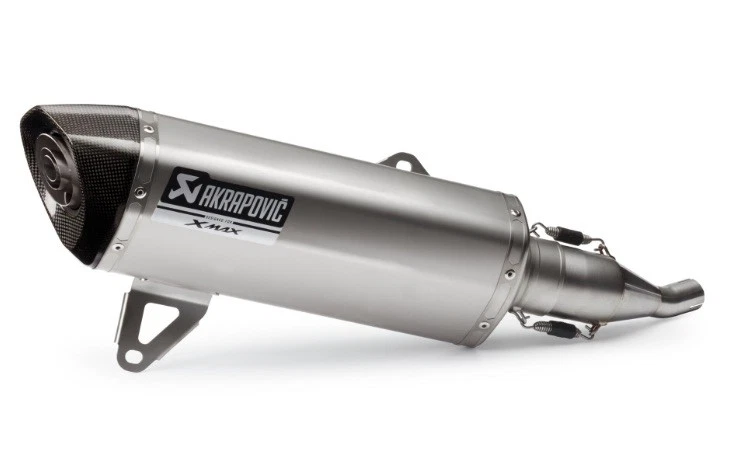 Pot d'échappement AKRAPOVIC TITANE CARBONE AKRA Xmax 125 2017-2020 - Photo 1/1
