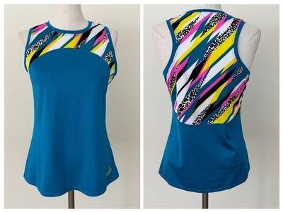 Top TAIL Grande Sin Mangas Turquesa Entrenamiento Atlético Golf Stonebriar Frisco TX Foto 1 de 4