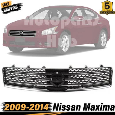 Rejilla cromada carcasa/pintada gris oscuro inserción plástico para Nissan Máxima 2009-2011 Foto 1 de 4