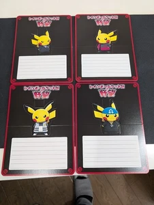Pokemon Pikachu Team Rainbow Rocket's Ambition Message Card Set - Picture 1 of 13