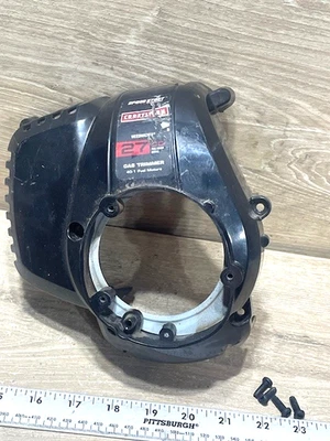 Recortadora de gas Craftsman modelo 316.711202 27 CC cubierta delantera motor OME USADA Foto 1 de 4