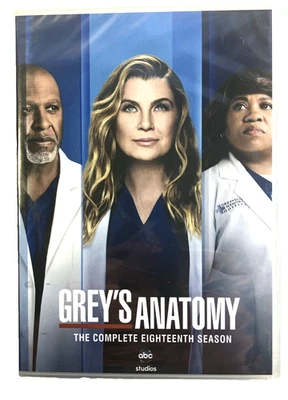 GREY'S ANATOMY - The Complete Eighteenth Season 18 (DVD) NEW Foto 1 de 2
