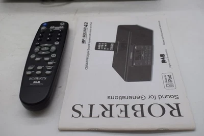 Roberts MP-SOUND 43 DAB iPod Dock CD Player Radio with Remote & Manual - Image 1 of 4