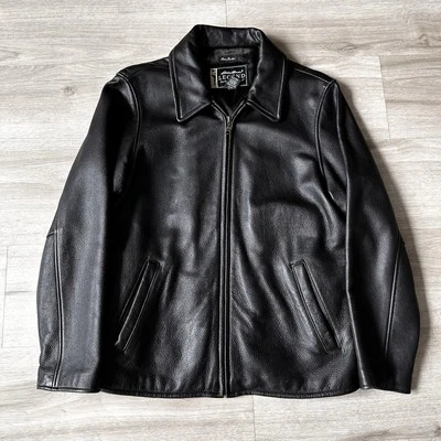 Женская мотоциклетная кожаная куртка EDDIE BAUER L ЧЕРНАЯ ЛЕГЕНДА - Изображение 1 из 4