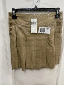 Polo Ralph Lauren Pleated Skirt/Beige 150(13T14T) 2200509748696 Size 12/NWT - Picture 1 of 2