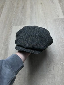 Failsworth Harris Tweed Baker Boy Flat Cap Hat - Picture 1 of 5