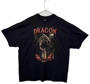 Game Of The Thrones House Of The Dragon Fire & Blood Men’s Size XXL T-Shirt - Picture 1 of 4