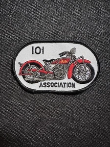 Indian Motorcycle 101 Association Cloth Patch Vintage 1990 - Picture 1 of 3