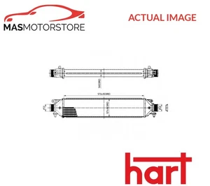 INTERCOOLER RADIADOR HART 612 720 H NUEVO OE REPUESTO - Imagen 1 de 5