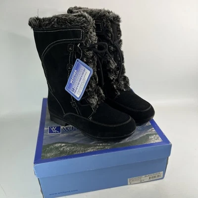 Botas Discovery Smart Weather By White Mountain para mujer negras de gamuza talla 9 M Foto 1 de 4