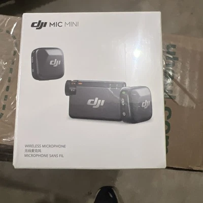 Micrófono DJI Mini [2 TX + 1 RX], micrófono de solapa para 2 personas Vlog, producción en equipo Foto 1 de 2