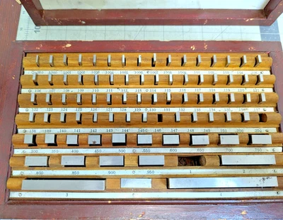 81 Piece Rectangular High-Grade Steel Block Set Grade B 0.05” ~ 4'' [RSOF]#2 - Image 1 of 4