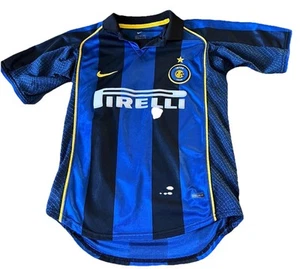 NIKE INTER MILAN INTERNAZIONALE ITALY 2002/2003 FOOTBALL JERSEY youth M - Picture 1 of 6
