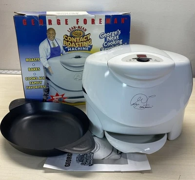 Salton George Foreman GV5 Roaster Contact Cooker Roasting Machine w Box - Image 1 of 4