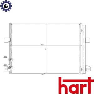 CONDENSER AIR CONDITIONING 616 797 FOR VW AMAROK/Platform/Chassis CFPA 2.0L 4cyl - Picture 1 of 6