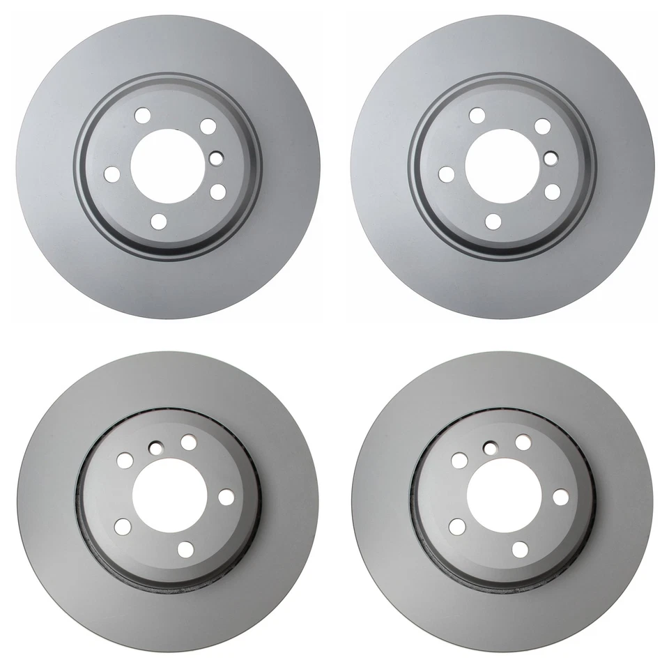 Hella Front 348mm & Rear 345mm Brake Rotors Kit For BMW E65 745i E66 745Li 760Li Foto 1 de 1