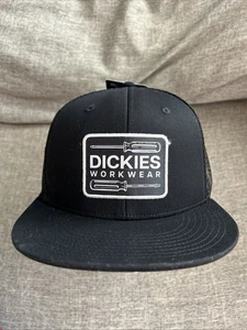 Dickies BASEBALLMÜTZE KAPPE ERWACHSENE EINHEITSGRÖSSE schwarz Trucker RÜCKKNOPFVERSCHLUSS HERREN NEU MIT ETIKETT - Bild 1 von 7
