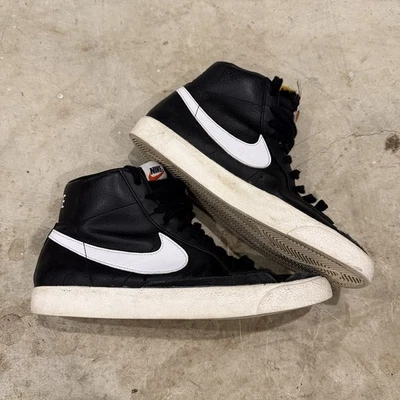 Nike Blazer Mid '77 Vintage Leather Shoes Men's US 10 Black BQ6806-002 - Image 1 of 4