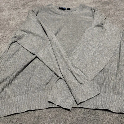 Men's 2XL Cutter & Buck V-Neck Gray Sweater - Image 1 of 3