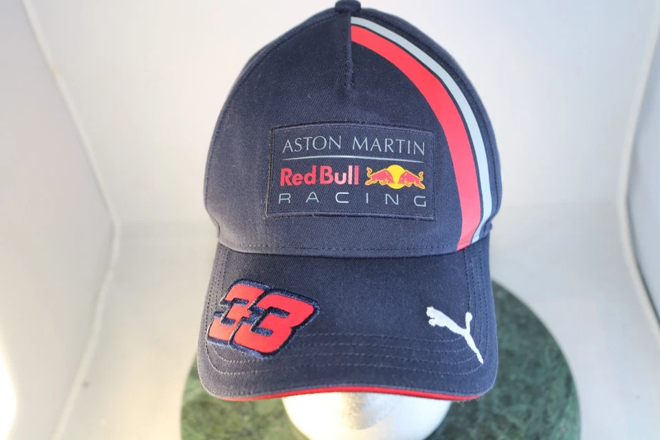 Aston Martin Red Bull Racing Max Verstappen #33 Puma Formula One Team F1 Hat Cap - Image 1 of 4