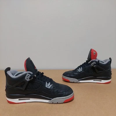  Jordan 4 Retro Bred Reimagined (GS) FQ8213-006 talla 7Y sin plantillas  Foto 1 de 4