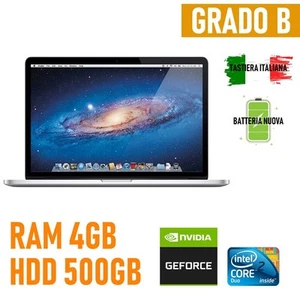 PC Apple Macbook Pro Mid2009 A1286 Intel 2duo 4gb HDD 500gb Noteb Refurbished - Picture 1 of 5
