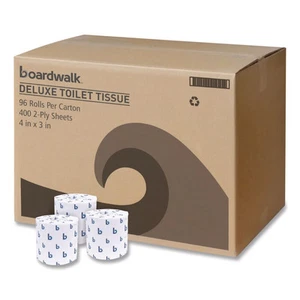Boardwalk BWK6144 2-Ply Septic Safe Toilet Tissue - White (96/CT) New - Picture 1 of 9