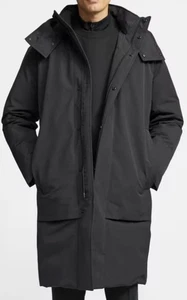 Theory Dillan Men’s Parka 700+ Down Fill Coat Black Quilted Puffer Sold Out $895 - Picture 1 of 11