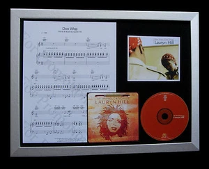 LAURYN HILL Doo Wop That Thing QUALITY MUSIC CD FRAMED DISPLAY+FAST GLOBAL SHIP - Foto 1 di 7