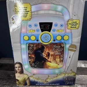 2017 Sakar Disney Beauty and the Beast Enchanted Lights Karaoke Machine - Picture 1 of 8