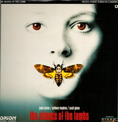 The Silence of the Lambs Laserdisc Movie LD Jodie Foster Anthony Hopkins Foto 1 de 2