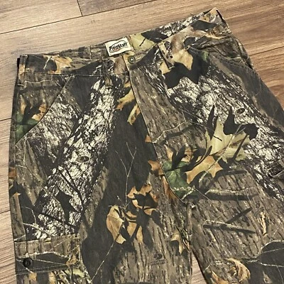 Pantalones Camuflados Field Staff Roble Mossy Para Hombres Grande Cintura Ajustable Carga Rotura y2k Foto 1 de 4