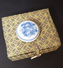 Vintage Small Chinese Porcelain Make-Up Pot With Product and Box