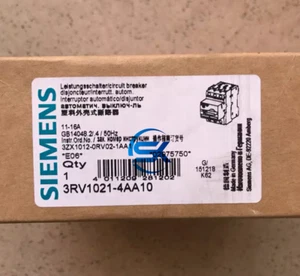 1PCS new Siemens 3RV1021-4AA10 circuit breaker 3RV10214AA10 - Picture 1 of 1