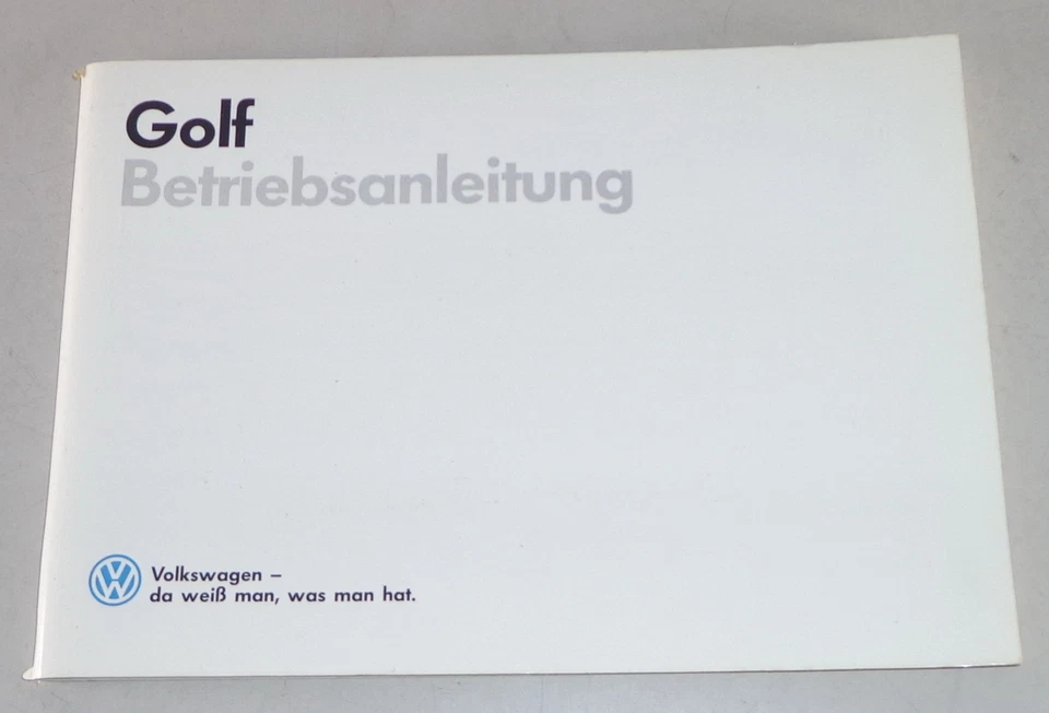 Instrucciones Servicio VW Golf 2/ II Stand 07/1987 - Imagen 1 de 1