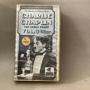 Charlie Chaplin The Early Years Volume 3 (VHS 1986) Collectors Series - Picture 1 of 3