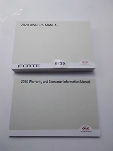 2020 Kia Forte Owner’s Manual OEM + Warranty Booklet - Foto 1 di 7