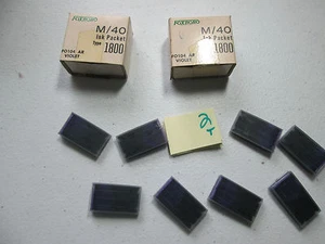 FOXBORO M/40 VIOLET INK PACKET TYPE 1800 FO104 AR LOT OF 8 (DR1G-2) - Picture 1 of 4
