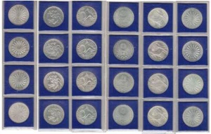 Olympische Spiele 1972 München 24 x10 DM Olympia Silbermünzen stglz Ausgabe - Bild 1 von 7