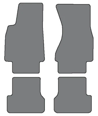 Alfombrillas Audi A7 Quattro 2012-2018 4 piezas ajuste personalizado - negras Foto 1 de 4