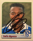 Panini Fussball 2002, Emile Mpenza, Schalke 04, signiert
