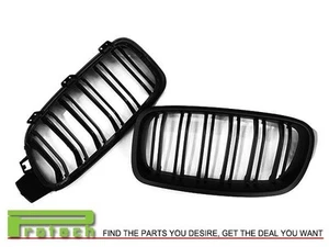 2012-2015 BMW 320i 328i 335i Sedan F30 M3 Look Matte Black Front Kidney Grille - Picture 1 of 2