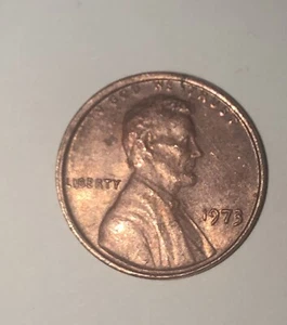 Penny Lincoln 1973 extremadamente raro estampado fuera del centro - Imagen 1 de 3