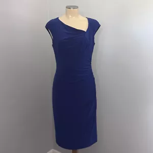 Lauren Ralph Lauren ~ Kappe Ärmel gerissen Cocktail Party KLEID 6 - Bild 1 von 5