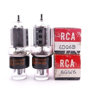 Zwei RCA 6DQ6B 6GW6 Röhren NOS NIB Match Const. GM[%]: 100 119 AMPLITREX - Bild 1 von 1