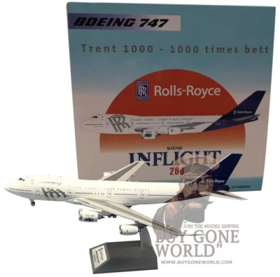 BOEING 747-267B REG: N787RR WITH STAND - INFLIGHT 200 IF742RR01 1/200