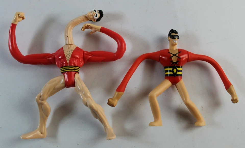 LOTE de 2 Plastic Man Hasbro Kenner JLA Total Justice Line 6” Justice League DC Foto 1 de 2