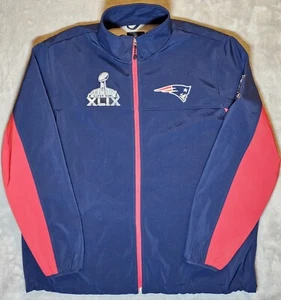 Chaqueta con cremallera completa New England Patriots Super Bowl Champions XXL NFL Trofeo Azul - Imagen 1 de 14