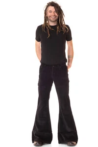 Comycom Herren Cord Schlaghose schwarz STAR - Bild 1 von 10
