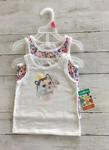 Garanimals Infant Toddler Girl’s 2 Piece Set Tank Tops Multicolor 2T - Picture 1 of 5
